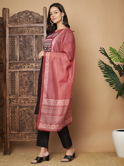 Women Printed Straight Kurta Pant & Dupatta Set – Stylish Ethnic Wear | NISHU Superstores