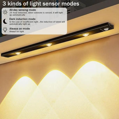 LED PIR Motion Sensor Cabinet Light – USB Rechargeable & Energy Efficient | NISHU Superstores