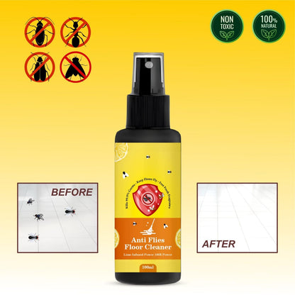 Anti Flies Floor Cleaner Spray (Pack of 2) | Insect Repellent & Floor Disinfectant | NISHU Superstores