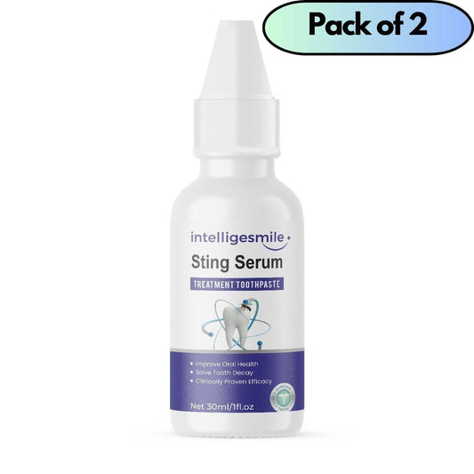 Intelligent smile Sting Serum Treatment Toothpaste 60ml (Pack of 2) – Advanced Oral Care | NISHU Superstores
