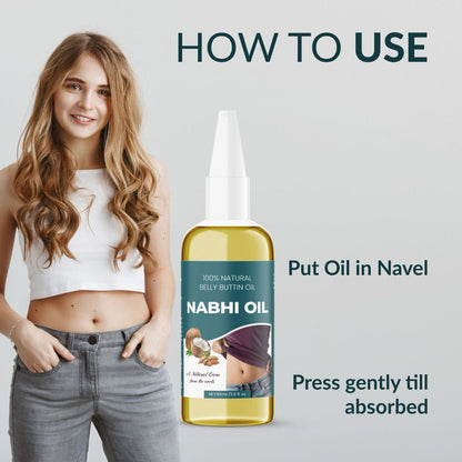 Natural Belly Button Oil 60ml – Ayurvedic Nabi Oil for Glow & Wellness | NISHU Superstores
