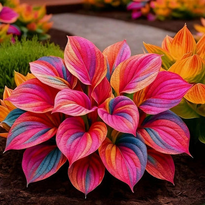 Multicolor Hosta Seeds with 100g Organic Potmix Free – Gardening Kit | NISHU Superstores