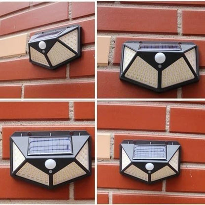 Bright Solar Motion Sensor Light – 100 LED Wireless Night Light for Home & Garden | NISHU Superstores