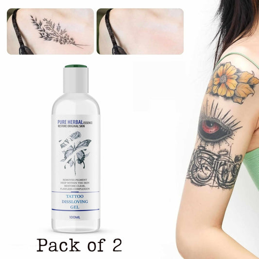 Tattoo Dissolving Gel 100ML (Pack of 2) – Effective & Safe Tattoo Removal | NISHU Superstores