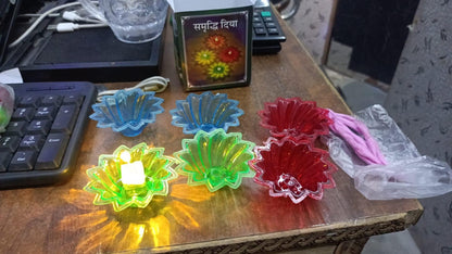 Electric Water Sensor LED Diyas Candle – Reflection Lights (Pack of 6/12/24) | NISHU Superstores