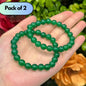 Green Jade Bracelet (Pack of 2) – Natural Healing Crystal Bracelets | NISHU Superstores