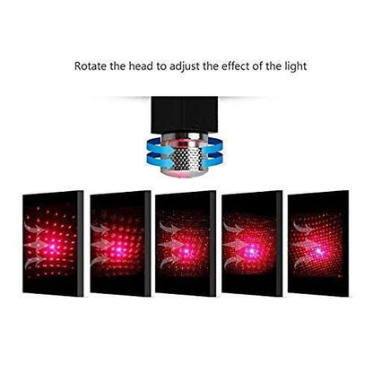 12V LED Star Decoration Light for Car & Room | 360° Rotating USB Disco Laser Light | NISHU Superstores