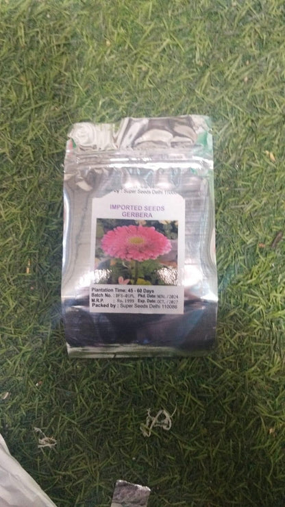 Gerbera Mix Flowering Seeds – Vibrant Blooms for Home & Garden | NISHU Superstores