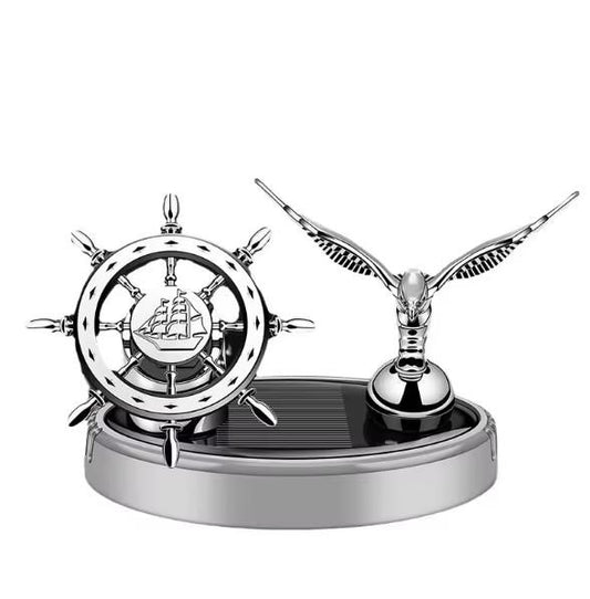 Eagle Solar Rotatable Car Air Freshener | Dashboard Perfume with Fragrance Refill – NISHU Superstores