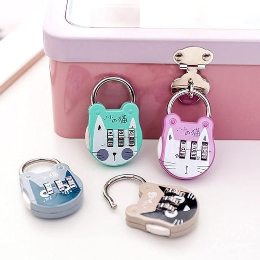 Mini Luggage Lock – Anti-theft Digit Code Lock for Travel & Gym | NISHU Superstores