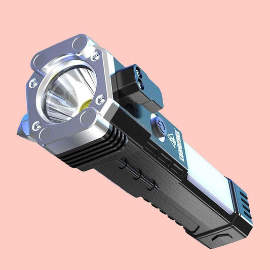Portable Rechargeable Torch – LED Flashlight with Long-Lasting Battery | NISHU Superstores