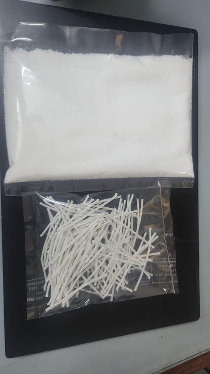 Pearl Soy Wax 200g + 50 Wicks – Perfect for Custom Candle Making | NISHU Superstores