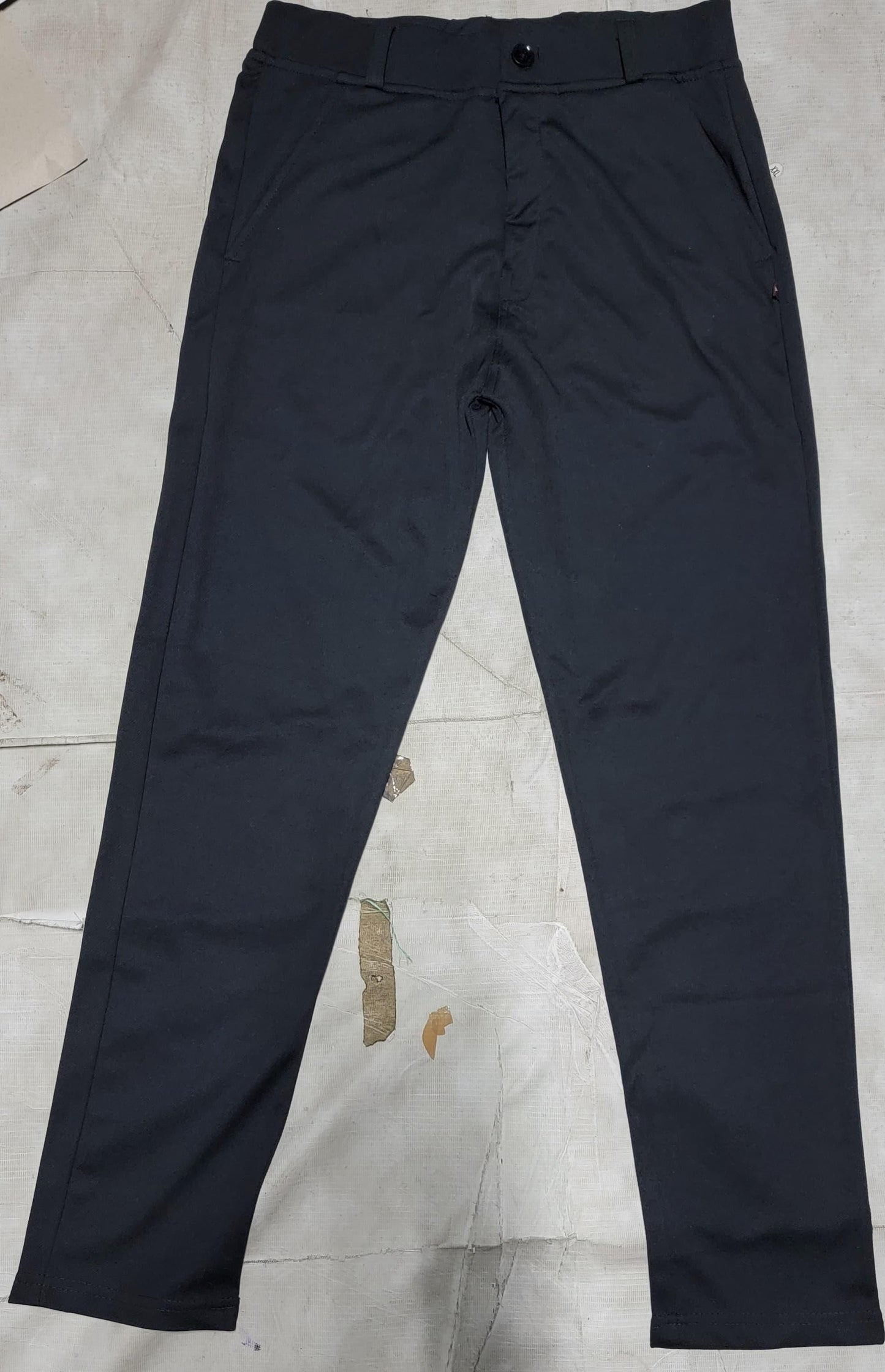 Premium Waist Adjustable Lycra Men’s Trouser – Black Stretchable Formal Pants | NISHU Superstores