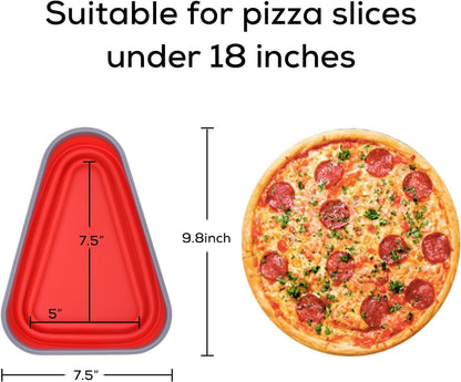 Pizza Slice Storage Container with 5 Serving Trays – Airtight & Stackable | NISHU Superstores