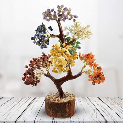7 Chakra Natural Gemstone Crystal Tree – Energy Balancing & Healing Décor | NISHU Superstores