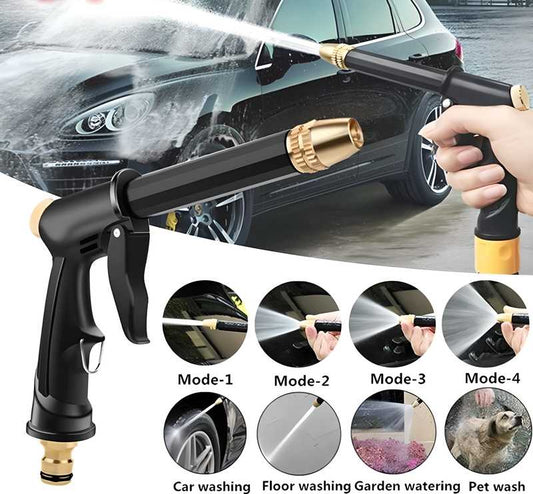 Portable High-Pressure Water Spray Nozzle – Adjustable Jet for Car Wash & Gardening | NISHU Superstores