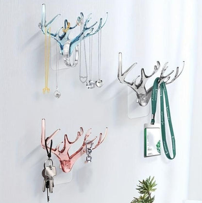 Deer Horns Antler Wall Hook – Stylish Wall-Mounted Storage Hanger | NISHU Superstores
