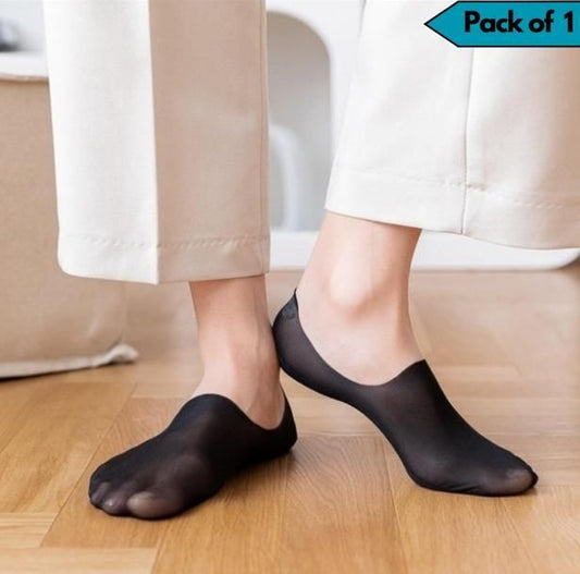 Silicone Non-Slip Invisible No Show Socks (Pack of 1) – Comfortable & Breathable | NISHU Superstores