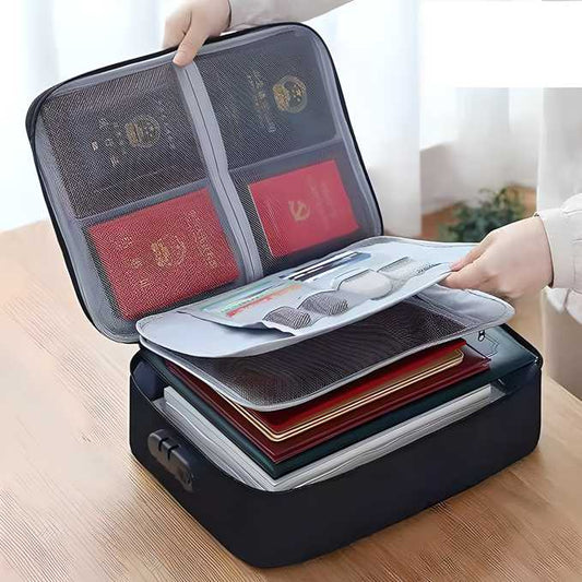Waterproof Portable Document Storage Bag – Travel Organizer (Assorted Colors) | NISHU Superstores