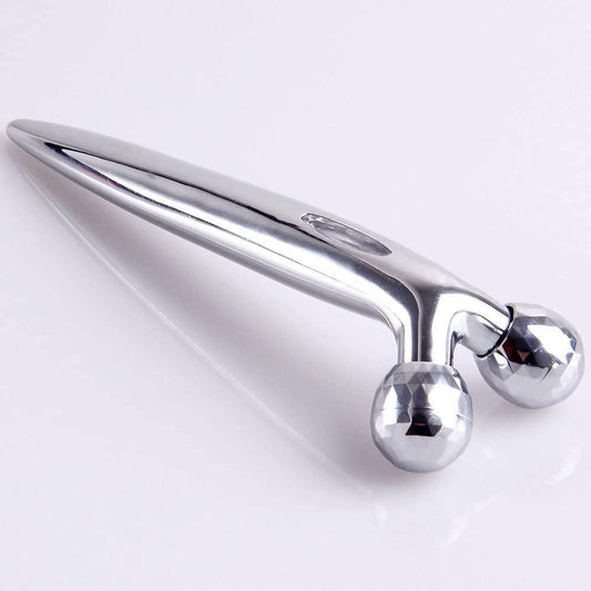 3D 360° Face Massage Roller | Mini Long Handle Massager for Skin Glow – NISHU Superstores