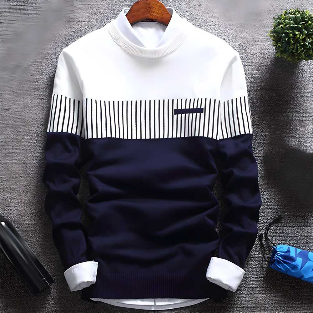 Cotton Blend Color Block Full Sleeves T-Shirts for Men | Stylish & Comfortable | NISHU Superstores