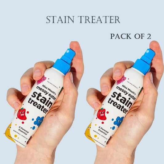 Miss Mouth's Messy Eater Stain Treater Spray – 100ml (Pack of 2) | Instant Stain Remover | NISHU Superstores