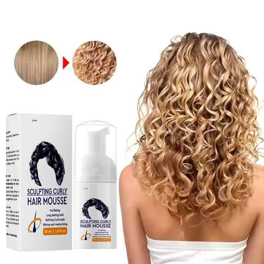 Sculpting Curly Hair Mousse – 50ML (Pack of 1) | Define, Hold &amp; Shine | NISHU Superstores
