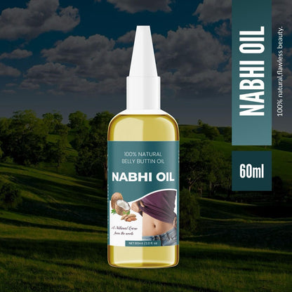 Natural Belly Button Oil 60ml – Ayurvedic Nabi Oil for Glow & Wellness | NISHU Superstores