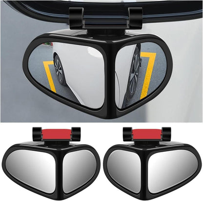 Adjustable Car Auxiliary Rearview Mirror – Wide Angle Blind Spot Mirror | NISHU Superstores