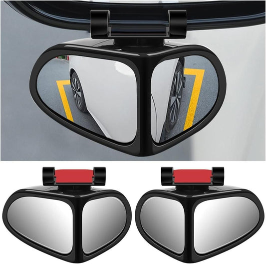 Adjustable Car Auxiliary Rearview Mirror – Wide Angle Blind Spot Mirror | NISHU Superstores