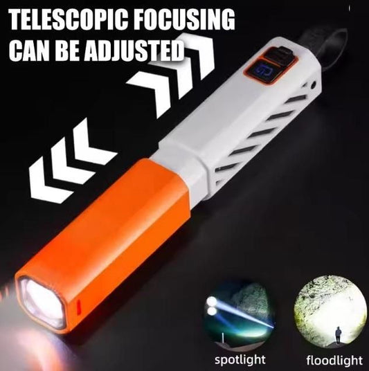 Mini Rechargeable Laser Flashlight – Portable Camping Torch | NISHU Superstores