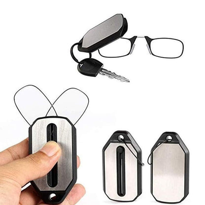 Unisex Foldable Nose Clip Reading Glasses – Ultra-Portable & Stylish | NISHU Superstores