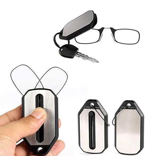 Unisex Foldable Nose Clip Reading Glasses – Ultra-Portable & Stylish | NISHU Superstores