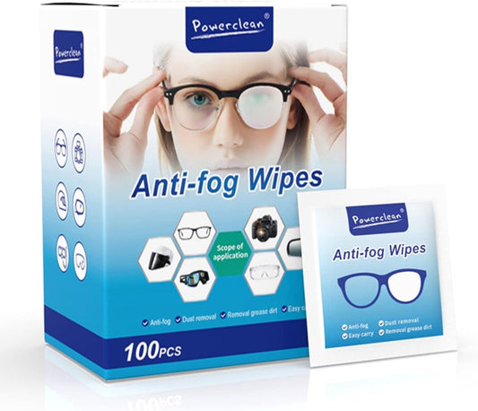 Anti-Fog Wipes for Glasses (100 Pcs) – Clear & Streak-Free Vision | NISHU Superstores