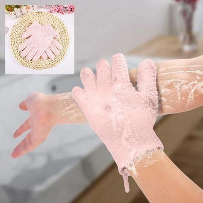 Five Finger Bath Gloves – Exfoliating & Deep Cleaning Body Scrub | NISHU Superstores
