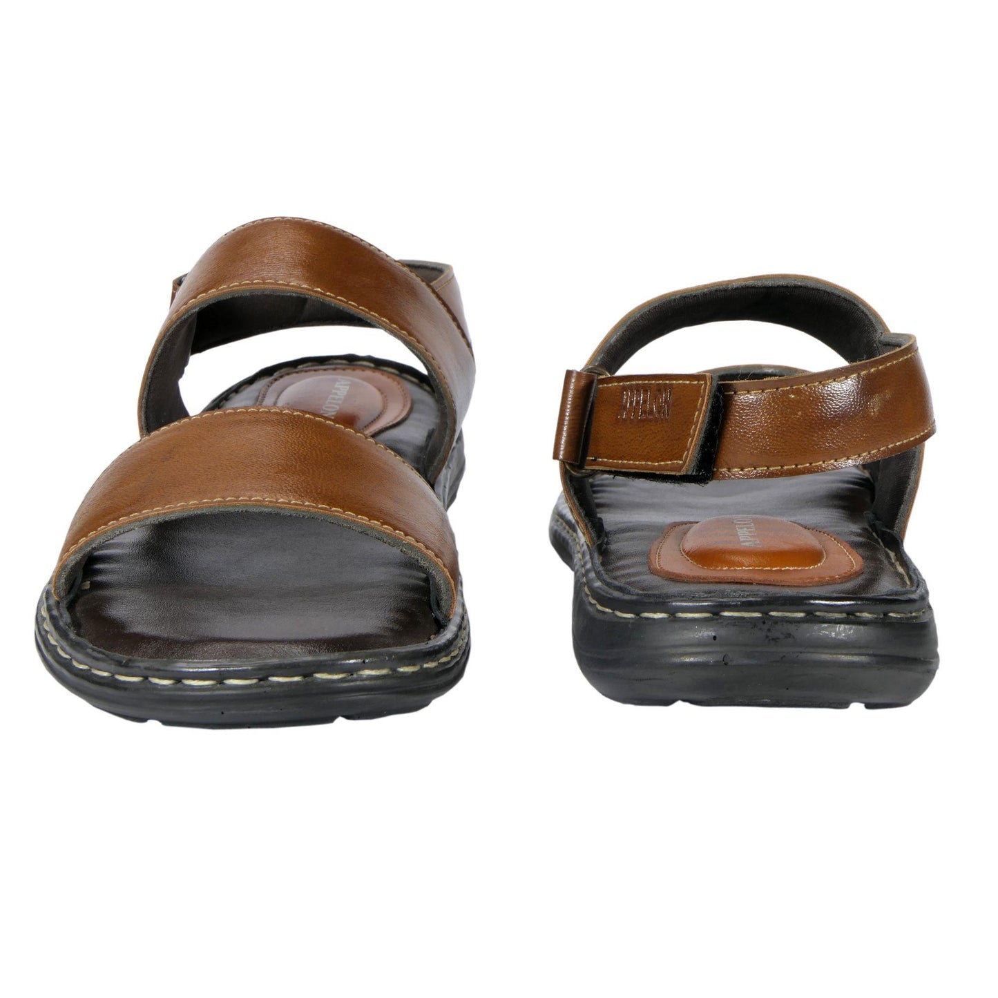 AM PM Men’s Daily Wear Leather Sandals – Comfort & Style Combined | NISHU Superstores