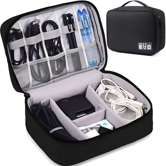 Universal Travel Gadget Organizer Bag – Cable & Charger Storage Case | NISHU Superstores