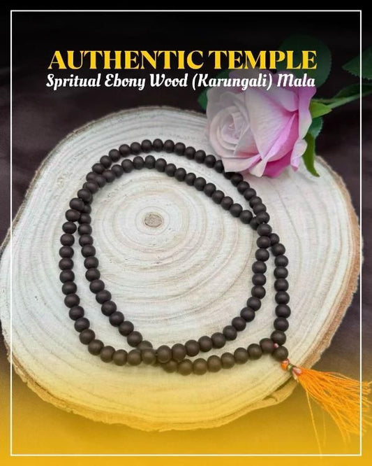 Original Karungali Mala 108 Beads – Ebony Wood | NISHU Superstores