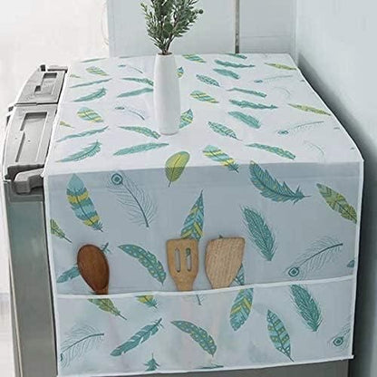 Refrigerator Waterproof Cover with Side Pockets – Dustproof & Storage Friendly | NISHU Superstores