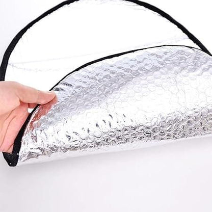 Aluminum Foil Bike Seat Sun Shade Cover – Heat Protection for Two-Wheelers | NISHU Superstores