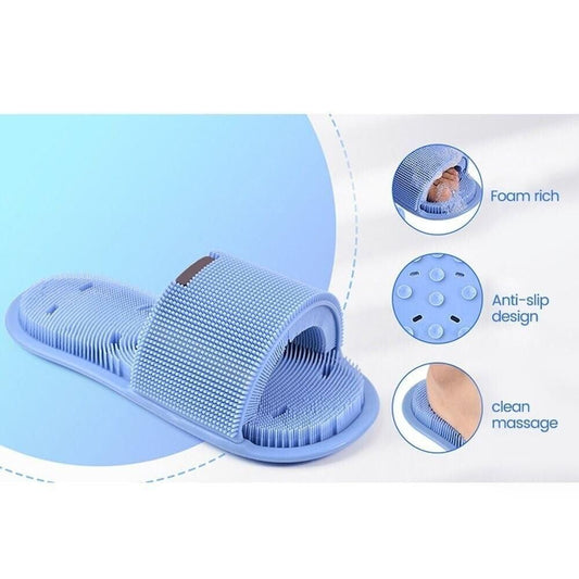 Shower Foot Scrubber with Non-Slip Suction Cups – Deep Cleaning Massager | NISHU Superstores
