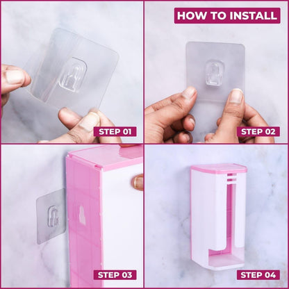 Kitchen Dispenser Grocery Bags Holder & Storage Box – Wall Mount Organizer | NISHU Superstores