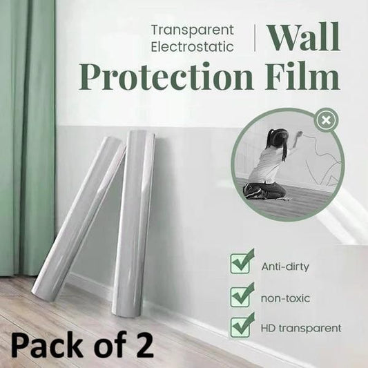 Self-Adhesive Transparent Wall Protection Film – Electrostatic Cling (Buy 1 Get 1) | NISHU Superstores