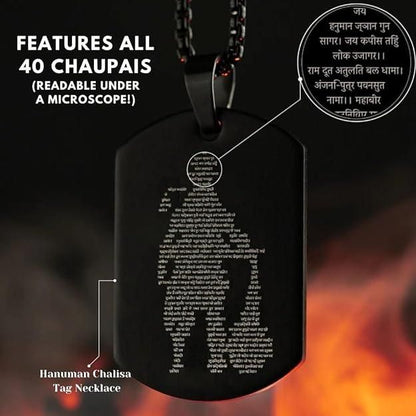 Hanuman Chalisa Pendant with Chain | NISHU Superstores