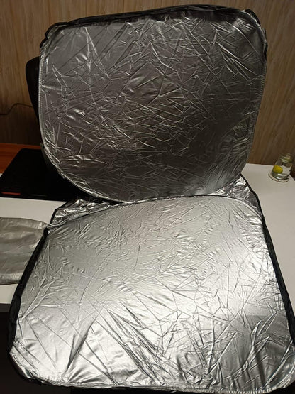 Folding Car Window Sunshade Cover | UV Protection & Privacy | NISHU Superstores