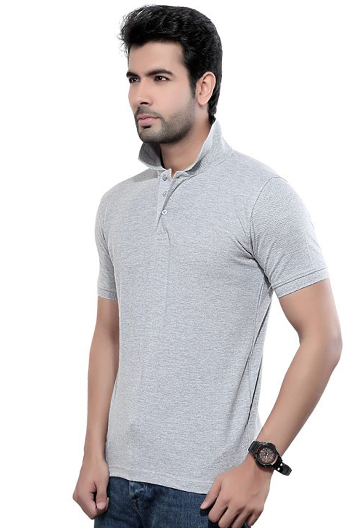 Poly Cotton Solid Half Sleeves Men’s Polo T-Shirt Pack of 4 | Everyday Comfort | NISHU Superstores