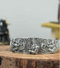 Men's Oxidized Silver Mahakal Bracelet | Spiritual Jewelry | NISHU Superstores