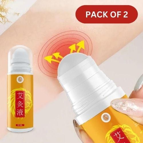 Wormwood Liquid Body Joint Roll On 50ml (Pack of 2) – Herbal Pain Relief for Joints & Muscles | NISHU Superstores
