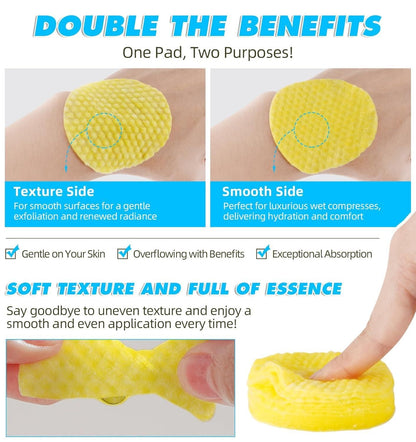 Turmeric Kojic Acid Cleansing Pads – Brightening & Exfoliating Skincare | NISHU Superstores