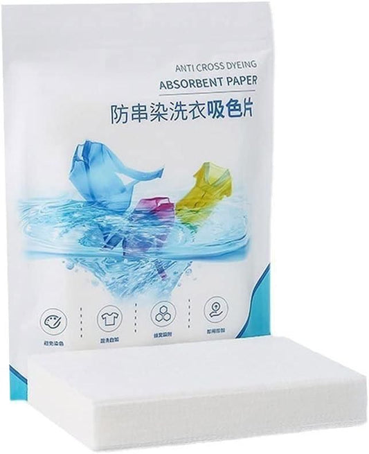 Fabric Clothes Color Absorb Paper for Washing Machine – Prevents Color Bleeding | NISHU Superstores